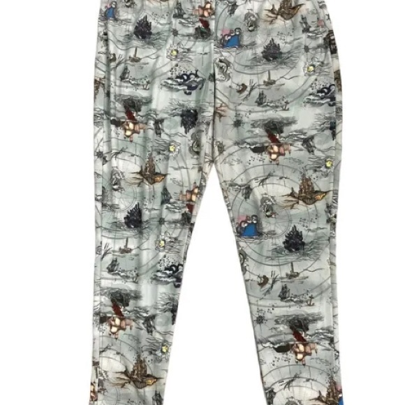 Disney Nautical Map Print Lounge Pants 4XL - Picture 3 of 10
